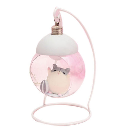 Kawaii Grey Hamster Night Light