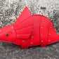 Kawaii Red Triceratops Purse