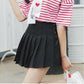 Kawaii Black Pleated Skirt