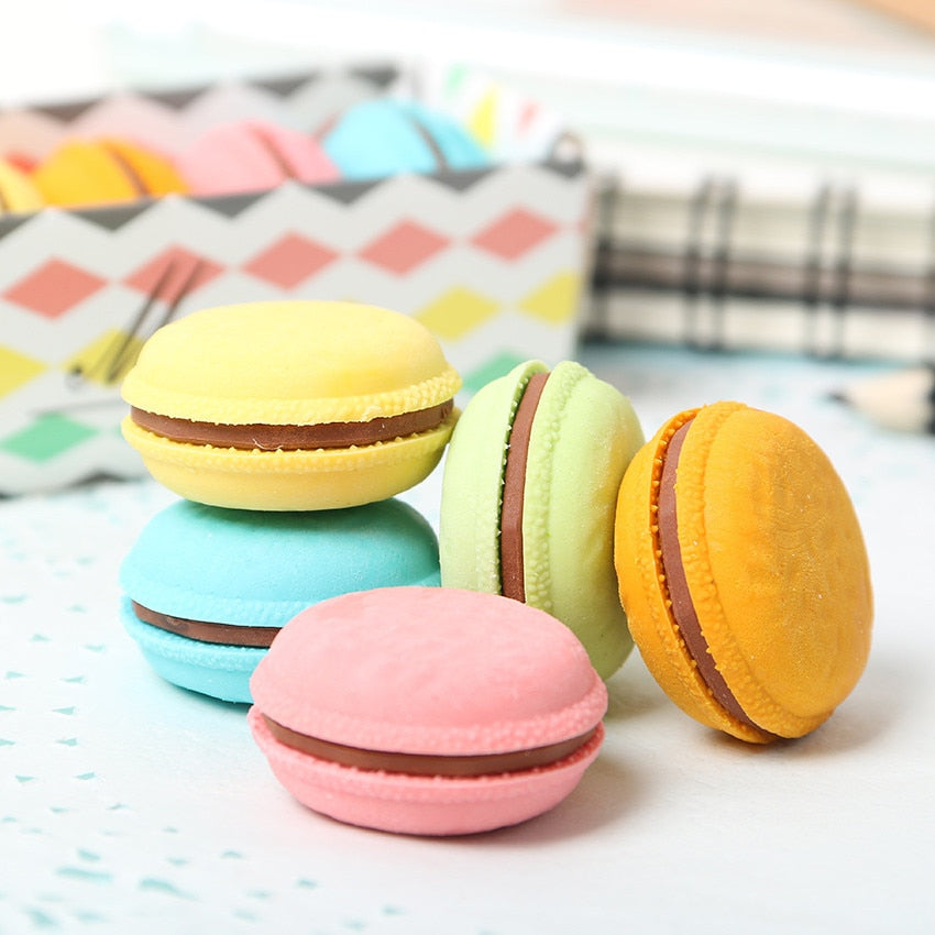 Kawaii Kawaii Macaron Erasers