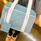 Blue Kawaii Travel Heart Bag