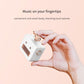 Hand Holding Our Kawaii White Robot Head Bluetooth Speaker