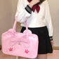 Kawaii Pink Bowknot Bear Handbag