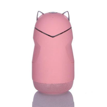 Kawaii Pink Cat Bluetooth Speaker