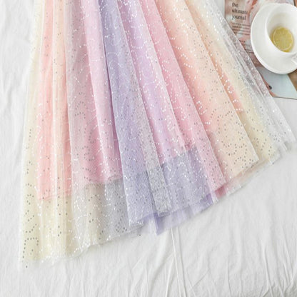 Kawaii Rainbow Dress Hem Line