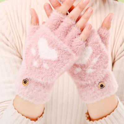 Pink Kawaii Animal Paw Gloves
