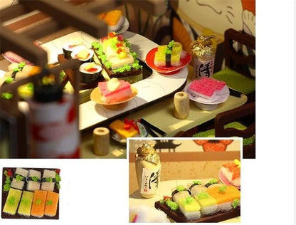 Japanese "Sushi Restaurant" Dollhouse Kit