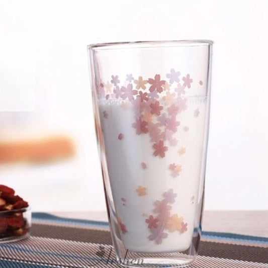 Kawaii Sakura Glass Cup