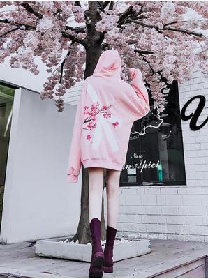 Pink cherry best sale blossom hoodie