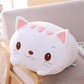 Kawaii White Kitty Plushie