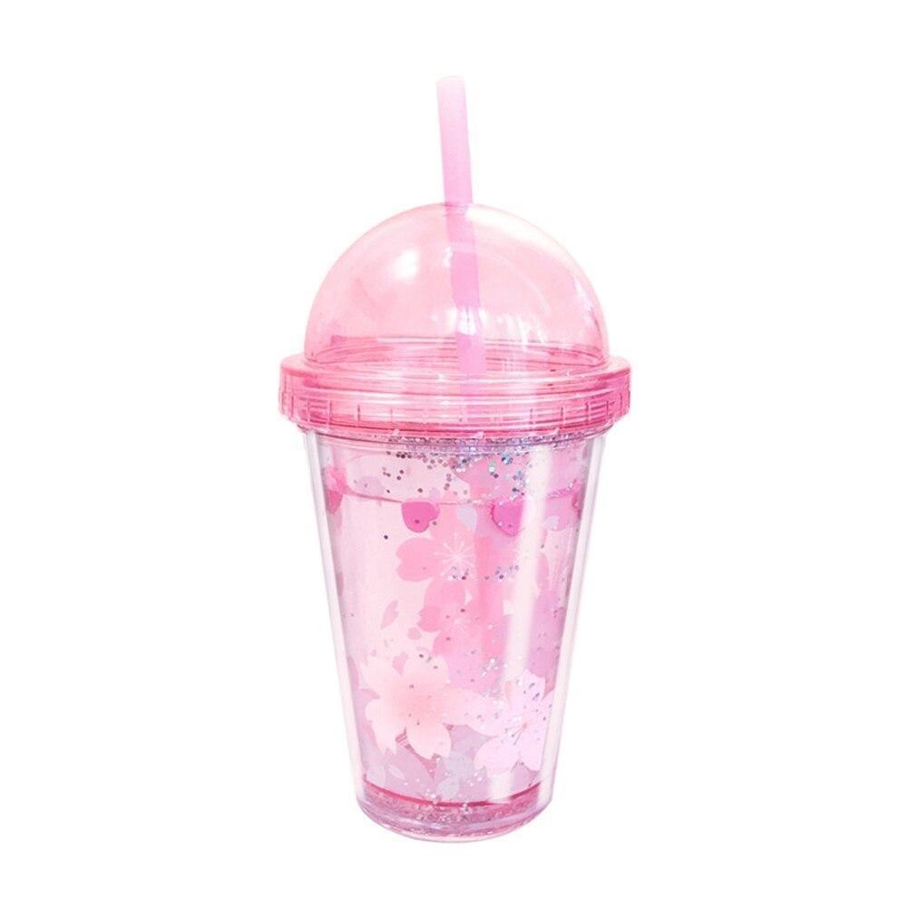 Kawaii PinkSakura Cherry Blossom Water Cup