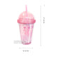 Kawaii Pink Sakura Cherry Blossom Water Cup Dimensions - 95.cm by 17.6cm