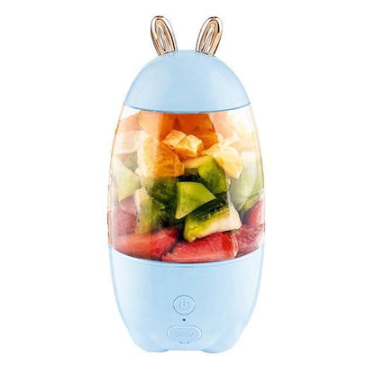 Kawaii Blue Bunny Portable Juicer