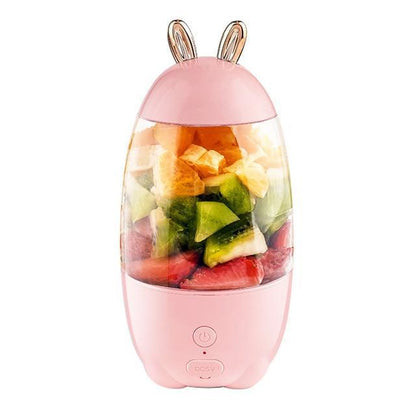 Kawaii Pink Bunny Portable Juicer