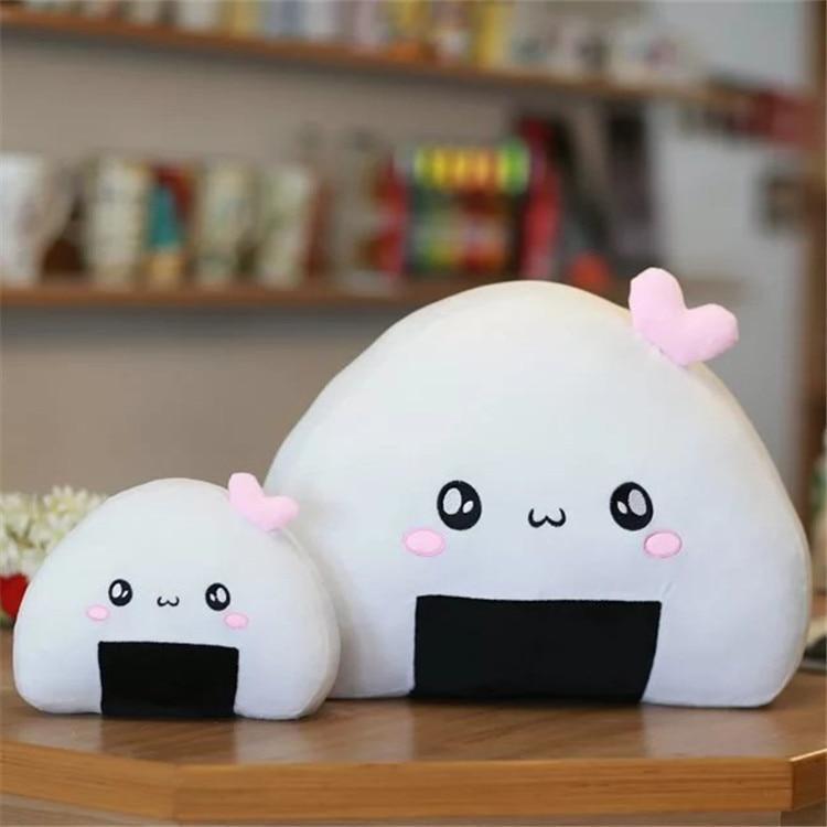 Kawaii Onigiri Plushies in Two Sizes