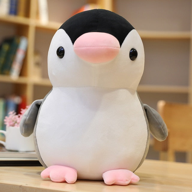 Kawaii Penguin Plushies With Pink Beak