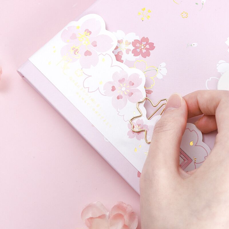 Kawaii Sakura Cherry Blossom Diary With Sakura Paper Clip