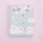Kawaii Blue Sakura Cherry Blossom Diary