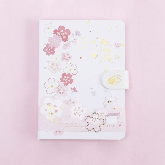 Kawaii Pink Sakura Cherry Blossom Diary
