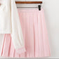 Kawaii Japanese School Uniform Pink Skirt