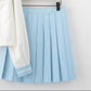 Kawaii Pastel Blue Japanese School Uniform Skirt
