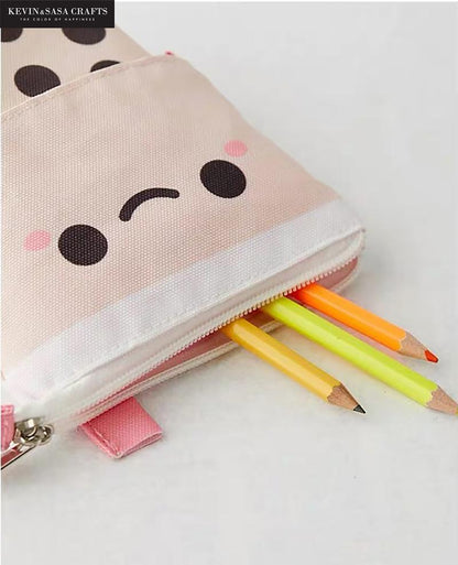 Cute Boba Tea Pencil Case