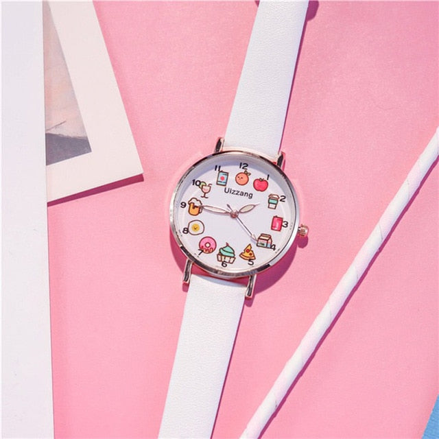 Kawaii Watch in White