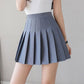 Kawaii Grey High Waist Pleated Skort