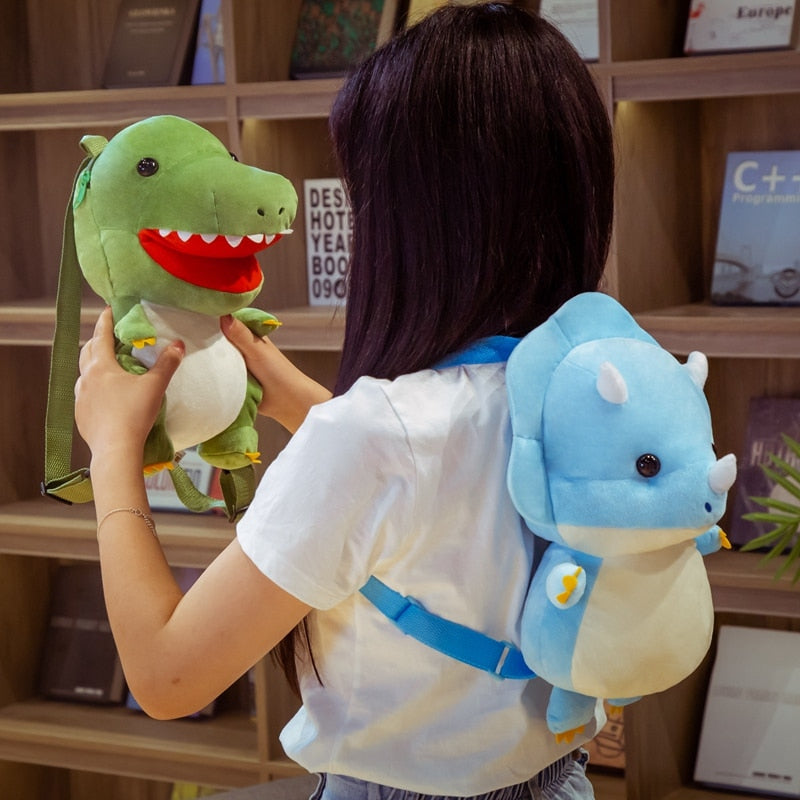 Kawaii Dinosaur Plushie Backpacks