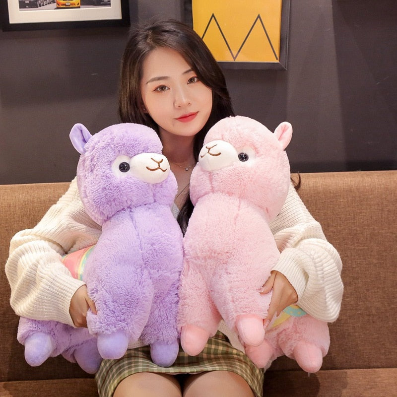 Kawaii Purple and Pink Alpaca Plushies