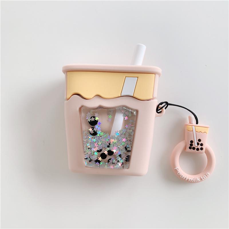 Kawaii Boba Tea AirPods Cover Case