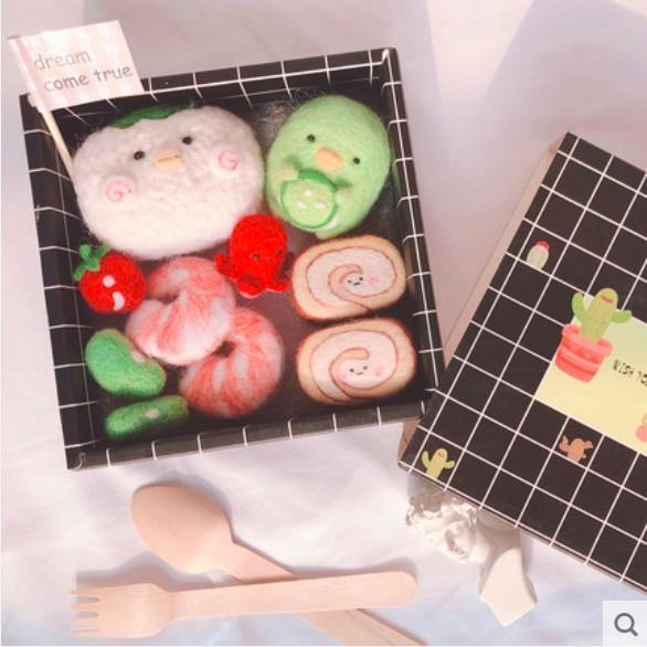 Kawaii Bento Box Wool Felt Needle Craft Kit