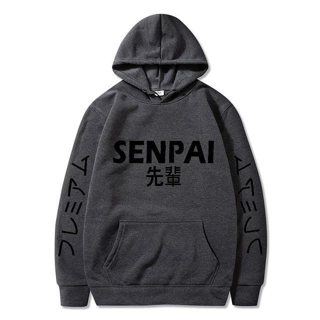 Senpai hoodie black sale