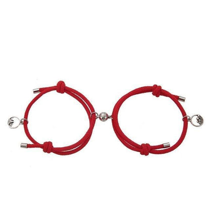 Kawaii Red Couples Magnetic Attraction Bracelets