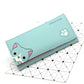 Kawaii Green Neko Cat Fashion Wallet
