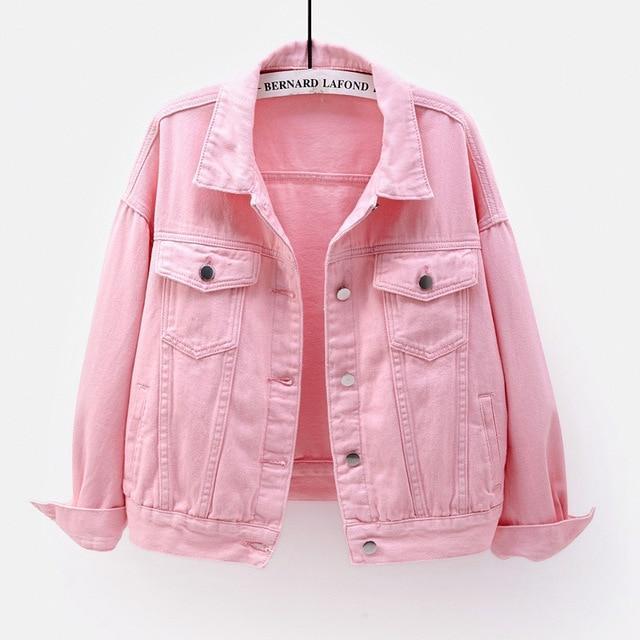 Kawaii Pink Denim Jacket