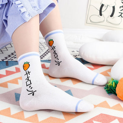 Kawaii Carrot Socks