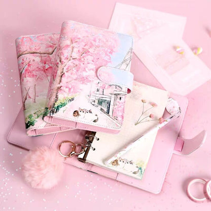 Kawaii Cherry Blossom Journal Gift Set