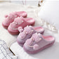 Kawaii Pink and Purple Cat Pearls Slippers