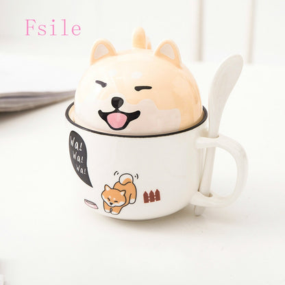 Kawaii Shiba Inu Ceramic Mug