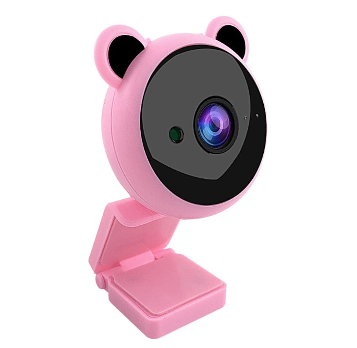 Kawaii Pink 1080P High-Definition Webcam