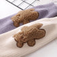 Kawaii Teddy Bear Embroidered Sweater Sleeves