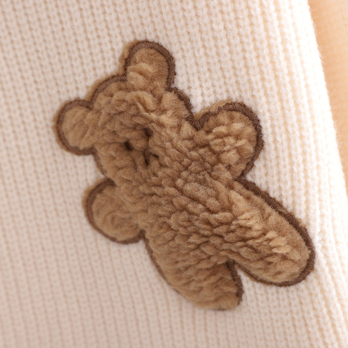 Teddy Bear Embroidered Sweater