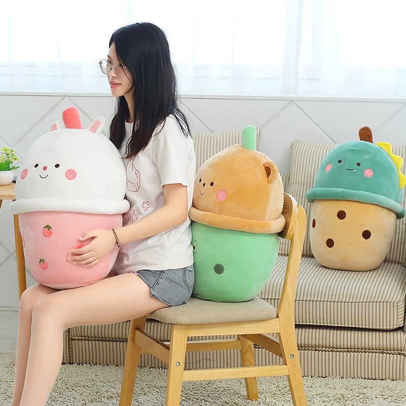 Kawaii Boba Tea Plushie Friends