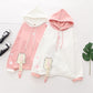 Kawaii Pink and White Neko Tail Hoodies