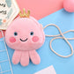 Kawaii Pink Jellyfish Plushie Purse