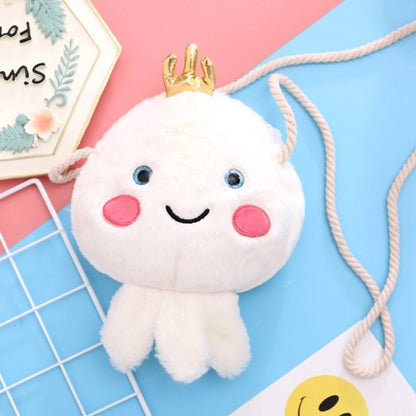 Kawaii White Jellyfish Plushie Purse