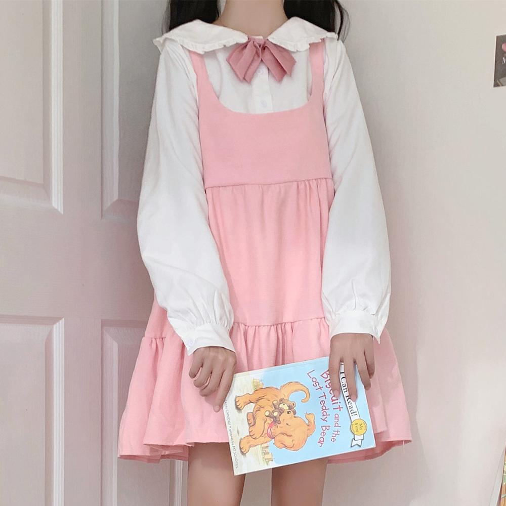 Cute Bunny Suspender Dress – Kore Kawaii