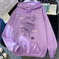 Kawaii Light Purple Sky Dragon Harajuku Hoodie