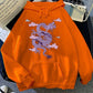 Kawaii Orange Sky Dragon Harajuku Hoodie